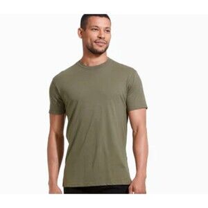 NIP True Classics Crew Neck T-Shirt XL Military Green SS Premium Fitted Tee New